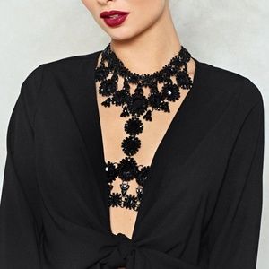 Nasty Gal nightbird body chain
